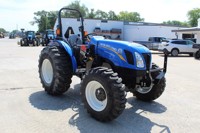 Tracteur agricole New Holland Workmaster 50, 4 roues motrices, 60 CV, automatique