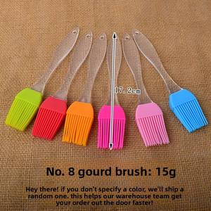 Transparent Handle <b>Silicone</b> and Plastic Brush for Barbecue Kitchen Sauce Milk Oil Cake <b>Baking</b> - Product Image 6