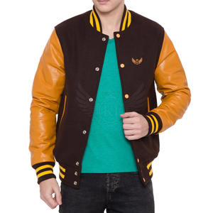 Concevez votre propre veste Letterman à manches en cuir personnalisée Design unique Veste Letterman à manches en cuir de qualité supérieure - Product Image 3