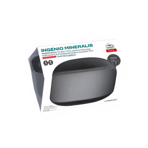 กระทะอะลูมิเนียมเคลือบสารกันติด (24 ซม.) INGENIO MINERALIS สีเทาหิน 012164040524 - Product Image 2