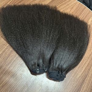 Extensiones de Cabello Humano Birmano Rizado Vietnamita, Super Double Drawn, de un Solo Donante, con Clip, Cabello Virgen de un Solo Donante, con Cinta Adhesiva - Product Image 1