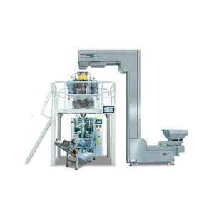 Línea de Empaquetado de Papas Fritas Totalmente Automática, Motor, Caja de Cambios, Rodamiento, Capacidad de 1800p/h, Sistema de Pesaje, Llenado y Sellado para Refrigerios - Product Image 1