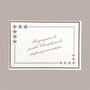 1000 Uds. Hojas de cubierta de bandeja de servicio a prueba de grasa de 190x300mm para pastelerías - Product Image 1