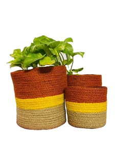 Maceta Colgante Tejida a Mano, Ecológica y Moderna, Cesta de Cuerda para Plantas, Soporte Redondo Rústico para Suculentas, para Jardín Interior - Product Image 2