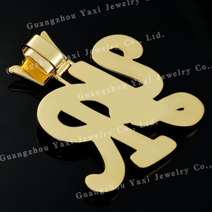 Индивидуальный кулон из серебра S925, цельного золота 10К, 14К, 18К, в стиле хип-хоп, с индивидуальной гравировкой, с муассанитом VVS, огранка «бриллиант», сертификат NGIC - Product Image 3