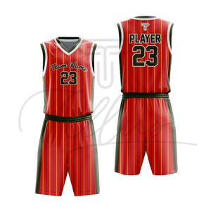 Uniforme de basket-ball de haute qualité, confortable, respirant, grande taille, manches courtes, avec logo personnalisé, tissu 100% polyester - Product Image 6