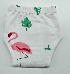 Pañal Reutilizable Unisex con Estampado Floral, Ecológico, de Punto Acolchado, de Algodón, Suave, Absorbente y Lavable para Bebés y Niños Pequeños, Ideal para la Primavera - Product Image 2