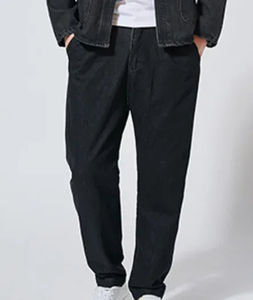 Custom Loose Fit Vintage Top Trending Best Jeans Set Hombres Trending Denim Jacket Jeans Set Pantalones de alta calidad Denim Baggy Jeans - Product Image 5