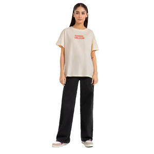 <b>Top</b> Trending Women Tan Colour Lightweight Custom Printed Oversized T Shirts for Sale in Cheap Rates by SPORTAR Int - Product Image 1