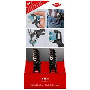 Knipex Counter Display for Cobra XS Pipe Wrench and Water Pump <b>Pliers</b> <b>Set</b> 12-Piece Professional Tool Kit - Product Image 2
