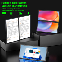 Monitor Portátil Eimio de 18.5 Pulgadas, 1080P, 120HZ, Pantalla Triple, Un Solo Cable, Dos Pantallas Táctiles para Mac, Windows, Laptops, Venta al Por Mayor, OEM