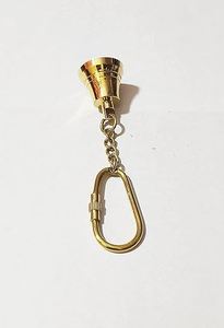 Porte-clés cloche décoratif en laiton AK en laiton fini polonais porte-clés de style moderne pour cadeaux/vaisselle - Product Image 6