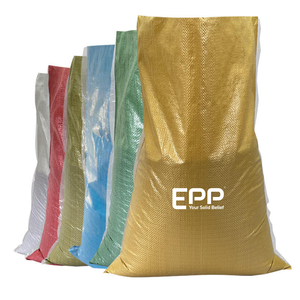 Sac tissé en PP vide en gros 25kg 50kg 100kg Sac en polypropylène pour l'emballage du blé, du grain, du maïs, de la farine, du sucre, du riz - Product Image 1