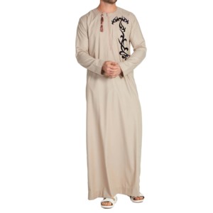 Thobe de Manga Larga, Nuevo Modelo 2026, Ropa Musulmana para Hombre, Thobe de Algodón Hecho en Pakistán, Thobe Casual para Hombre Musulmán - Product Image 1