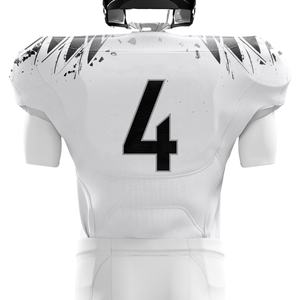 Uniforme de football américain par sublimation Faites votre propre design personnalisé patchs de broderie en chenille design 100% polyester hommes réveillés - Product Image 5