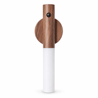 Veilleuse LED à piles, rechargeable par USB, lampe murale intelligente à détection de mouvement, en plastique, pour couloir et salon