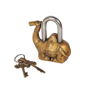 Golden Camel Design Functional Brass <b>Lock</b> Handcrafted Decorative & Secure Padlock - Product Image 6
