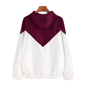 Veste à capuche avec poches sur mesure pour femmes, sweat-shirt à fermeture éclair, coupe-vent respirant et à séchage rapide, sur mesure, OEM - Product Image 4