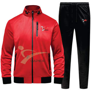 Conjunto Deportivo de Otoño de Alta Calidad con Logotipo Personalizado, 100% Poliéster, Traje Deportivo Técnico, Impermeable, Transpirable, Holgado para Hombre - Product Image 4