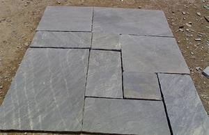 Carreaux de marbre gris sable design, sur mesure, vente en gros, carreaux de grès gris pour décoration extérieure - Product Image 5