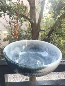 Bol de service en résine fait à la main pour vaisselle Nouveau design Saladiers dégradables personnalisables pour la maison Jardin de table pour les fêtes - Product Image 2