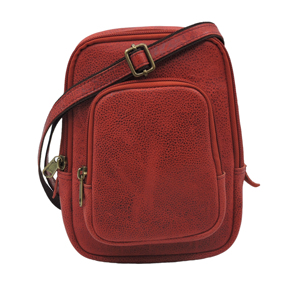 Bolso bandolera de cuero unisex de diseño minimalista delgado y ligero con logotipo personalizado para venta al por mayor a precio atractivo - Product Image 1