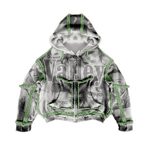 Sudadera con Capucha de Diseño Casual para Invierno, 100% Algodón, Sólida, Transpirable, Ecológica, con Estampado Personalizado, Marca Privada - Product Image 4