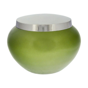 Antique Silver Cremation Urn Uniquely Designed Handcrafted American Style Metal Funeral <b>Ashes</b> <b>Keepsake</b> Storage Casket - Product Image 4