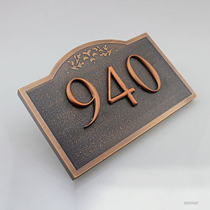 Metal 3d Raised House <b>Number</b> Plate Outdoor Stainless Steel Brass Room <b>Number</b> Sign <b>Door</b> Plate - Product Image 1