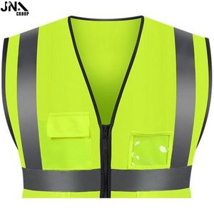 Gilet de sécurité hautement réfléchissant Gilet de construction personnalisable Logo Gilet réfléchissant personnalisé du fabricant professionnel - Product Image 4