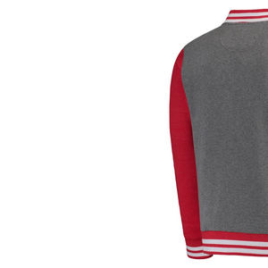 Chaqueta universitaria personalizada con bordado, cuerpo de lana y mangas de cuero, chaqueta estilo letterman OEM para hombre y mujer - Product Image 6