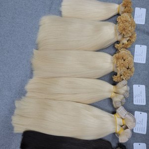 Extensions à pointe plate de couleur personnalisée |   Cheveux vierges de bébé vietnamiens de qualité supérieure |   Texture douce à cuticules intactes - Product Image 2