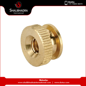 Insert moleté en laiton Shalibhadra de haute qualité finition polie utilisation de l'industrie lourde mesure impériale idéale pour l'Inde - Product Image 4