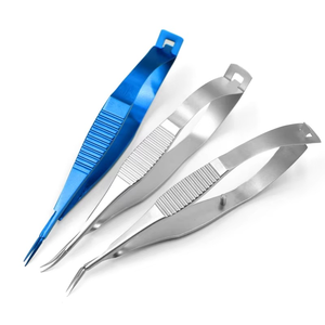 Tijeras de Acero Inoxidable para Microcirugía Oftálmica de Aleación de Titanio HASIBI NAQIBI para Experimentos en Animales, Operaciones Quirúrgicas - Product Image 4