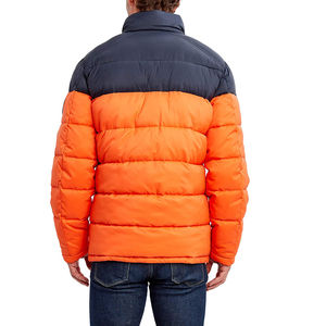 2025 Best Design Customized Men's Winter <b>Puffer</b> <b>Jacket</b> High Quality Zip Closure Hooded Collar <b>Thin</b> Waterproof Windproof - Product Image 2