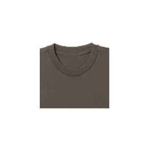 T-shirt décontracté surdimensionné pour femme de haute qualité, personnalisé, en coton et fibre de bambou, respirant, séchage rapide, col rond, manches courtes, avec poches - Product Image 4