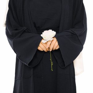 Robe Abaya Musulmane pour Femme Ensemble Trois Pièces Islamique personnalisé par Sialkot sports - Product Image 5