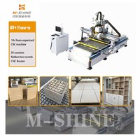 Routeur CNC haute précision 4 axes MS20-1330 avec moteur de broche 9KW et pompe pour le fraisage du bois, du métal et de l'acrylique