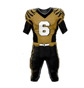 Uniforme de football américain à sublimation personnalisée de haute qualité vêtements de sport professionnels avec des conceptions de sports d'équipe imprimées - Product Image 2