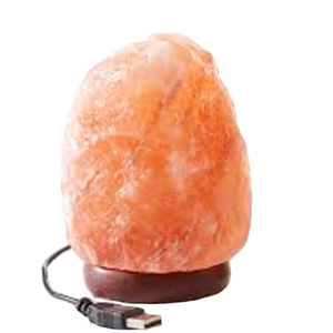 Premium Quality 100% Natural Pink Himalayan Salt <b>Lamp</b> USB Mini Home Decoration Carved in <b>Love</b> Flower Bowl Shape Polished Ivory - Product Image 4