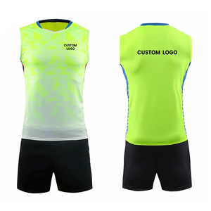 Maillots de volley-ball, ensemble respirant, impression par sublimation, uniforme de volley-ball pour hommes et femmes, impression de logo personnalisée - Product Image 4