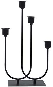 Bougeoirs en fer à plusieurs niveaux pour les décorations de mariage de Noël et d'événements spéciaux - Product Image 5