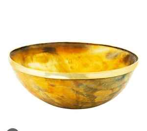 Ensemble de bol de service en corne naturelle personnalisé de haute qualité fabriqué à la main sculpté cuillère hautement polie inspiré de l'Inde pour l'hôtel à la maison - Product Image 1