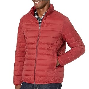 Chaqueta de Invierno Acolchada de Color Marrón Claro de la Mejor Calidad, Chaqueta de Burbuja de Nailon Unisex Informal para Exteriores - Product Image 6