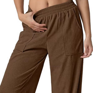 Pantalones Deportivos Transpirables de Nailon para Mujer, Unisex, Forro de Malla, Venta al por Mayor Directa de Fábrica, Logotipo Personalizado, Bangladesh - Product Image 1