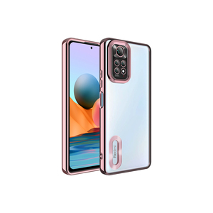 Funda Protectora de Silicona para Redmi Note 11S Serie Global TUVA Omega, Color Oro Rosa, con Protección para la Cámara - Product Image 1
