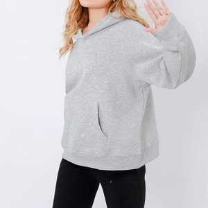 Sudadera con Capucha de Felpa Gruesa 100% Algodón para Mujer, Talla Grande, Antiarrugas, Sexy, para Gimnasio, Club, Verano y Otoño, Gran Venta - Product Image 6