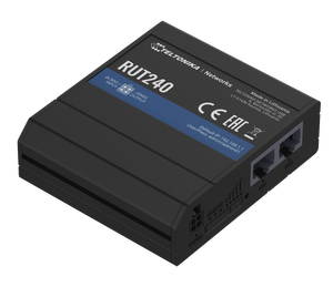 Teltonika RUT240 Compact mais puissant 4G /LTE et WiFi routeur cellulaire 1x SIM, avec Ethernet et I/O, VPN, Modbus - Product Image 1
