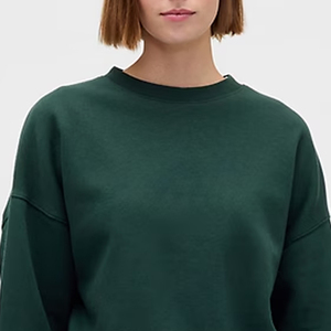 Sudadera de Mujer de Algodón Suave/Poliéster con Mangas Completas y Cuello Redondo, Corte Holgado para un Uso Cómodo e Informal - Product Image 2