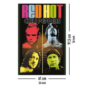 Affiche moderne Red Hot Chili Peppers Color Me pour décoration murale - Product Image 4
